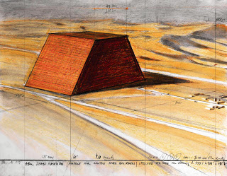 Illustration for article titled This massive flat-topped pyramid will be built in Abu Dhabi — guess what it’ll be made of